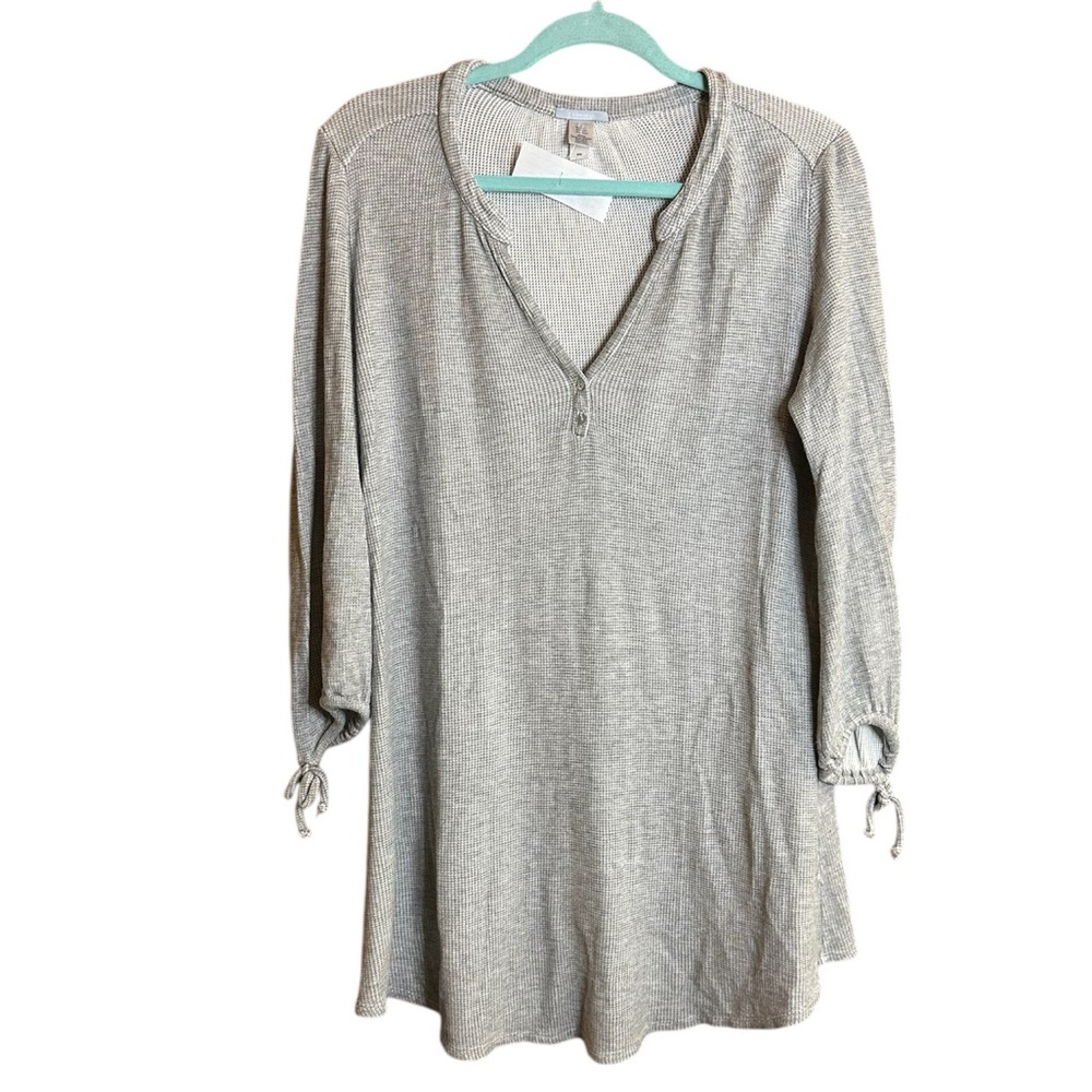 Eberjay Gray Thermal Print Pajama Nightgown